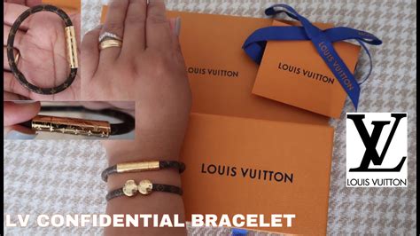 louis vuitton confidential bracelet.